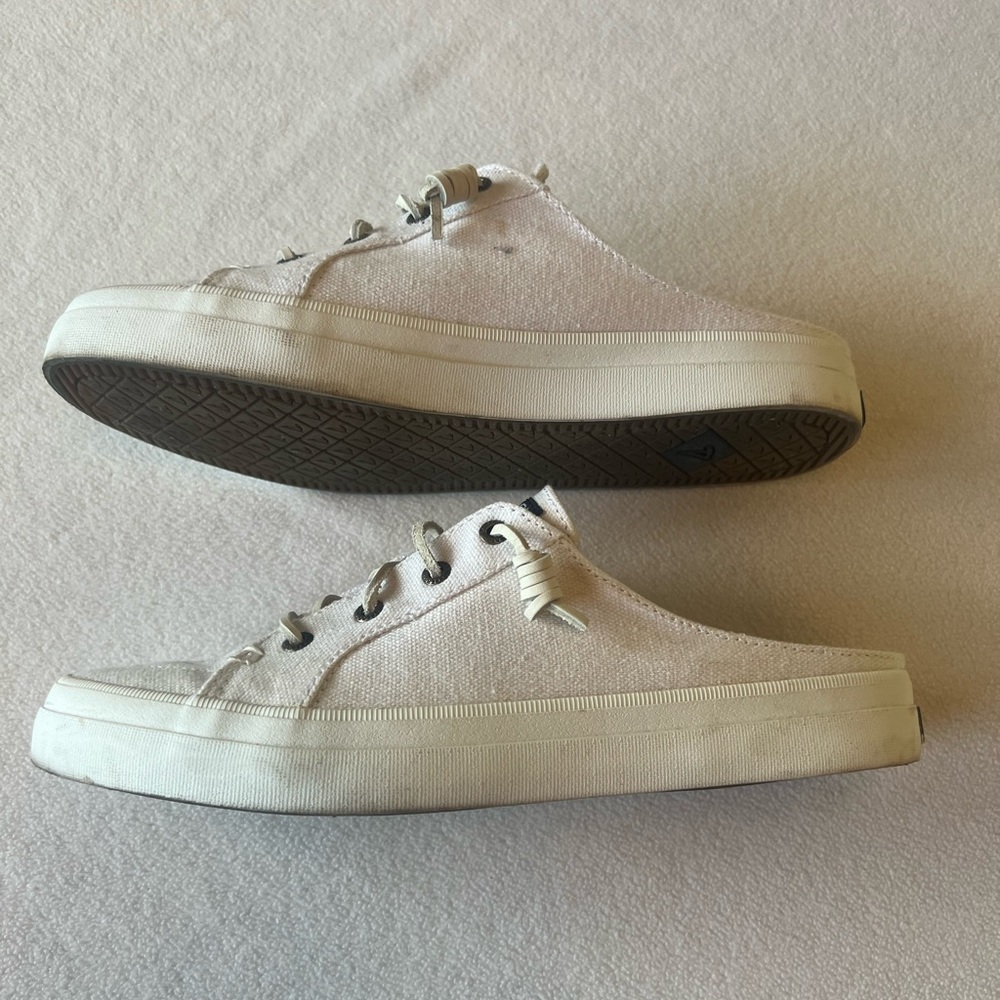 Sperry Open Back Sneakers white size 8.5